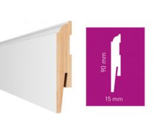 MP0901 Плинтус МДФ Arbiton PAINT-IT 90/2,42м