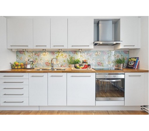 Кухня на заказ DV01, кухня белая, кухня прямая Кухня на заказ DV01, кухня белая, кухня прямая