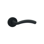 Ручка Ilavio, 306, на круглой розетке, Ручка Ilavio, 2081, на круглой розетке, чёрный матовый