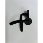 Ручка Ilavio, 306, на круглой розетке, Ручка Ilavio, 2081, на круглой розетке, чёрный матовый